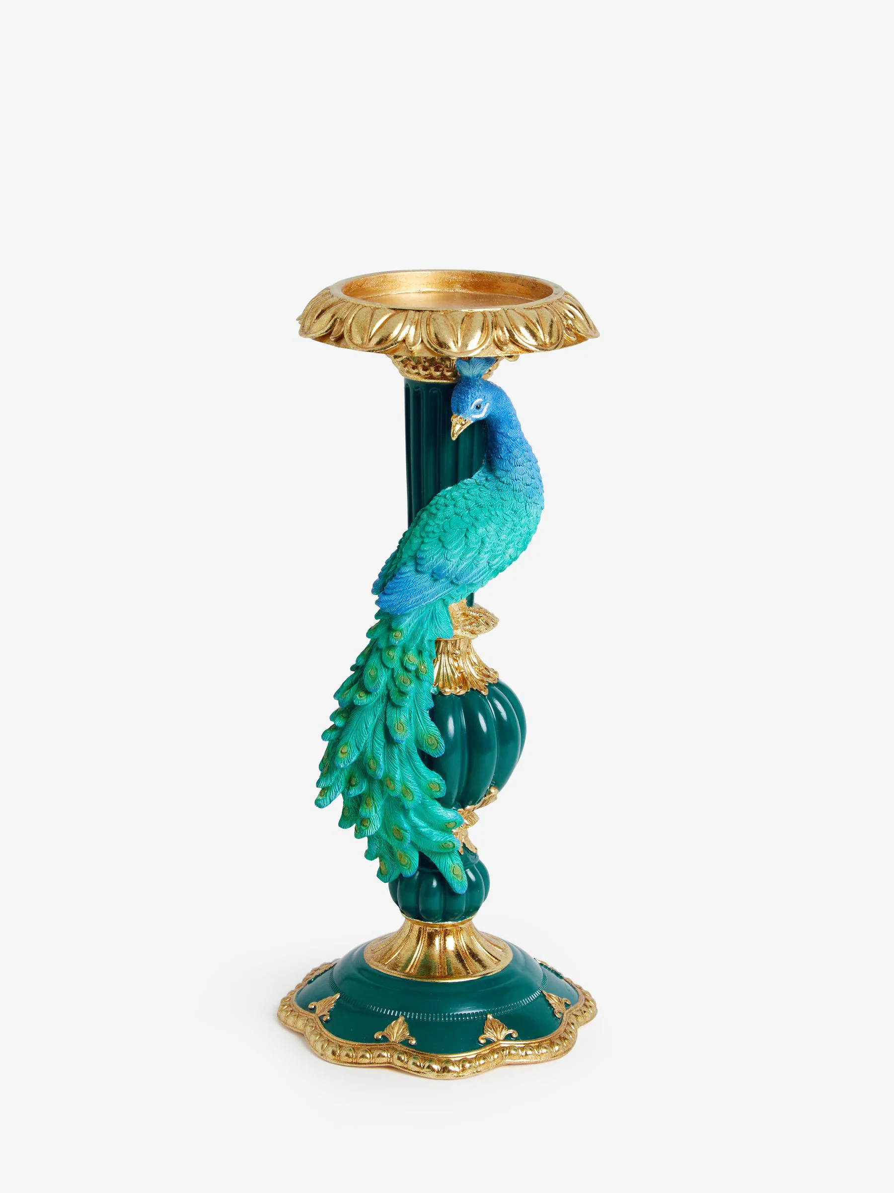 Peacock Candle Holder
