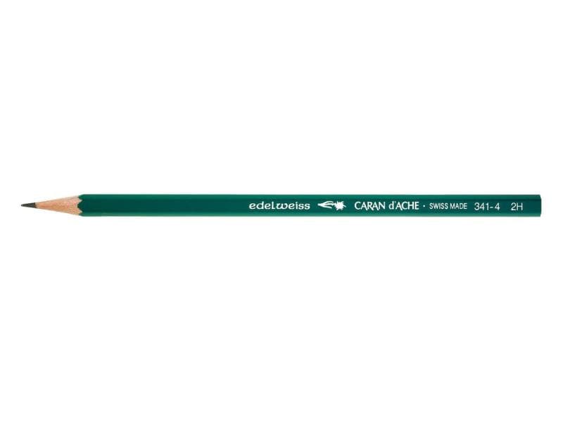 Caran d'Ache Bleistift 2H, Grün Schulbleistift für den täglichen Gebrauch