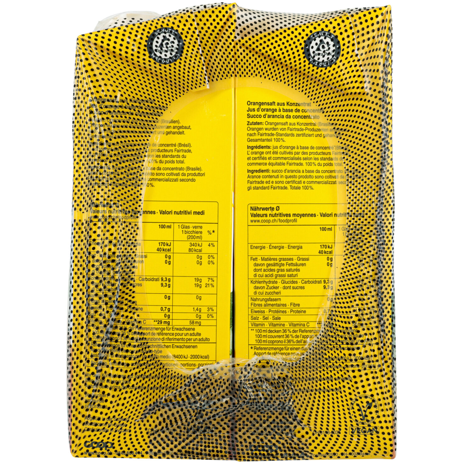 Fairtrade Milder Orangensaft 4x1l