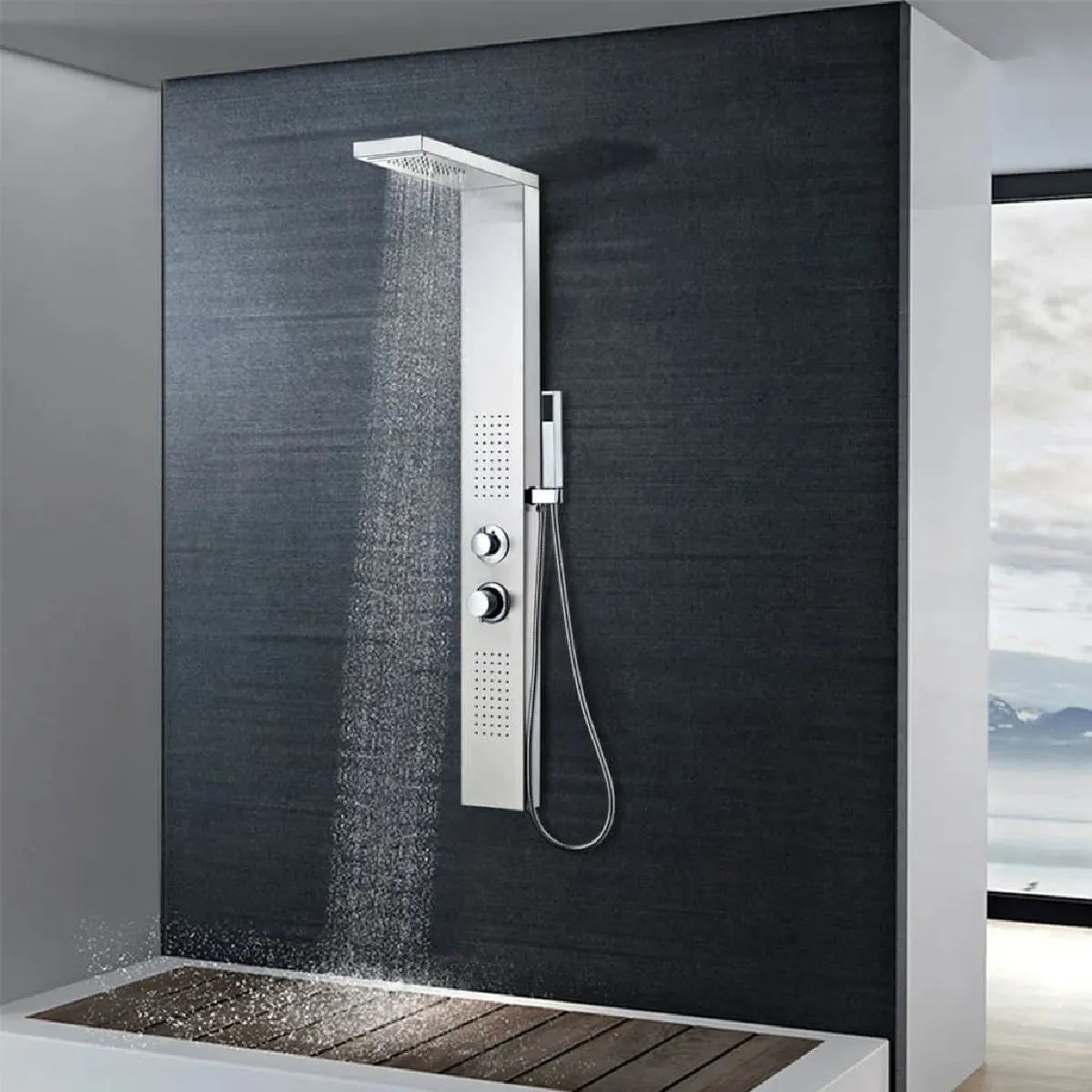 vidaXL Panneau de douche