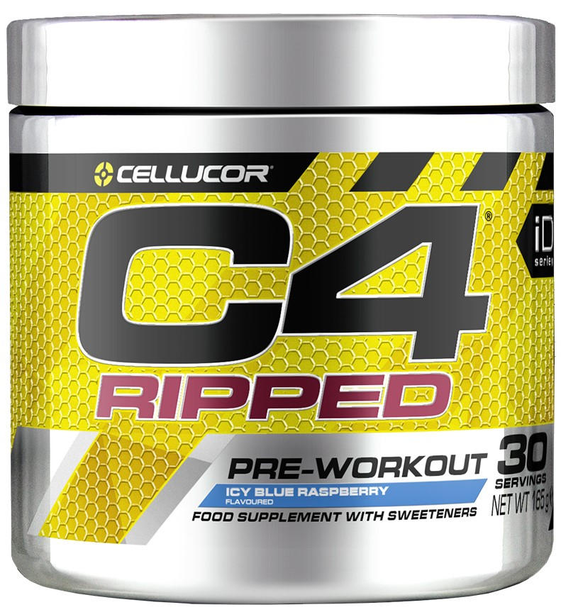 C4 Ripped Pre-Workout - 165g - Icy Blue Raspberry