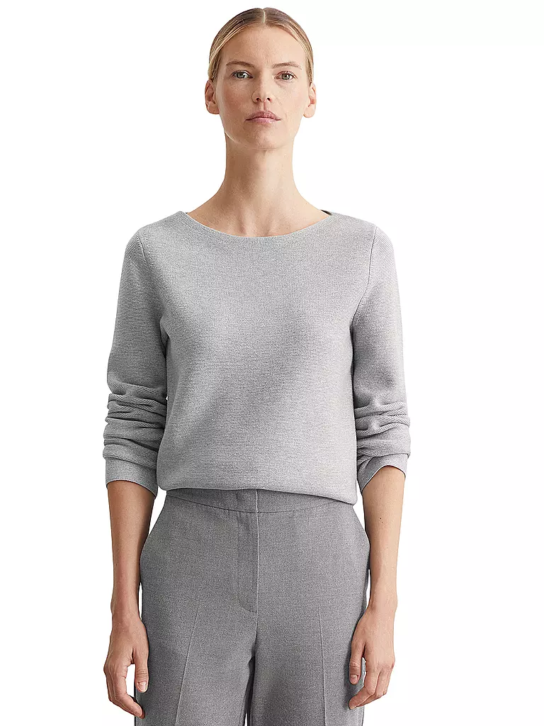 MARC O'POLO Pullover grau
