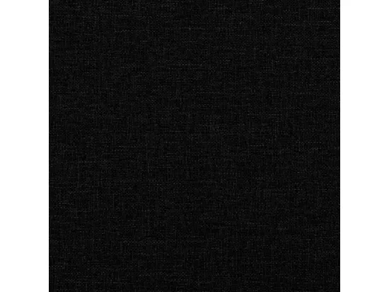 Canapé à 2 places Noir 140 cm Tissu
