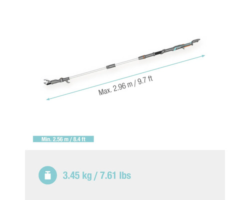 GARDENA HighCut 250/18V P4A accu-boomsnoeier (zonder accu en lader), snijhoogte tot 4 m