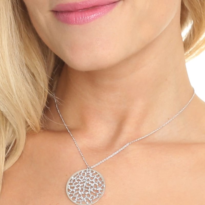 Collier Dentelé Argent