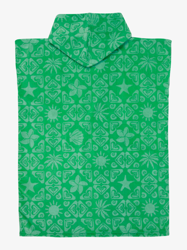 Rg Stay Magical Printed Poncho de surf Vert Fille