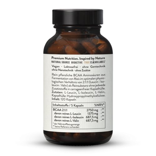 Sunday Natural Products  BCAA 2:1:1 Kapseln