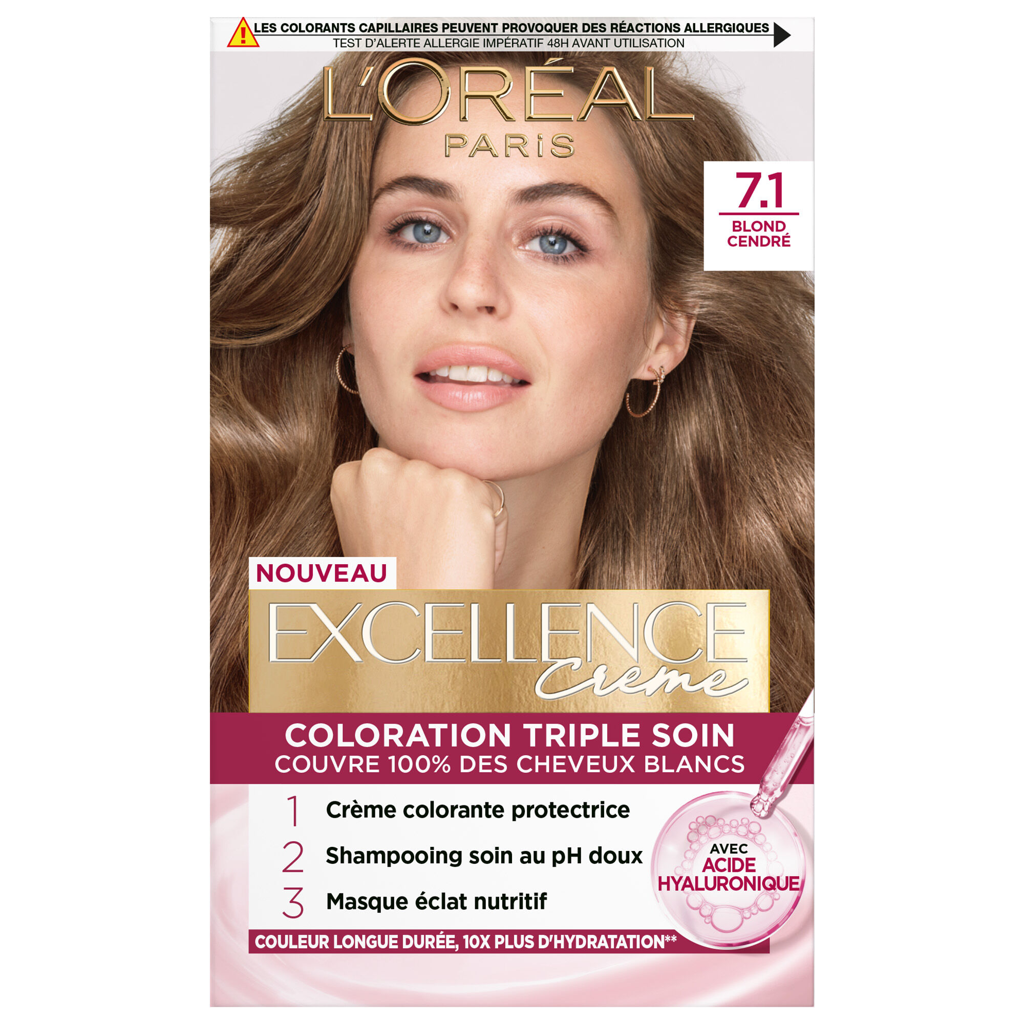 Excellence Crème Blondes · Couvre 100% des cheveux blancs