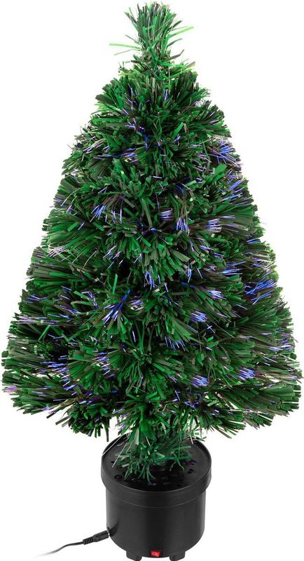 Kunstkerstboom - Groen - 65 cm - Glasvezelverlichting In 9 Kleuren