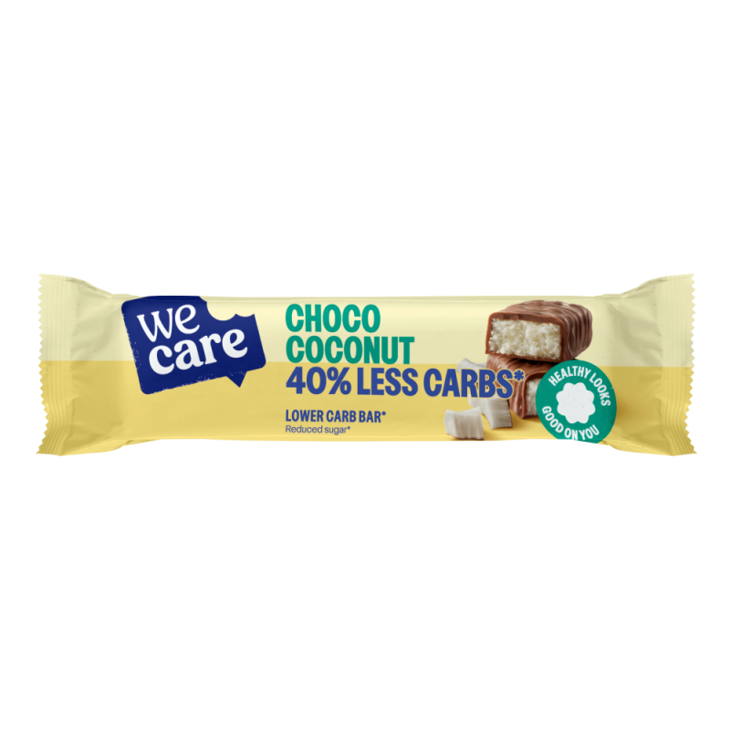 WeCare Lower Carb Bar Choco Coconut35gr