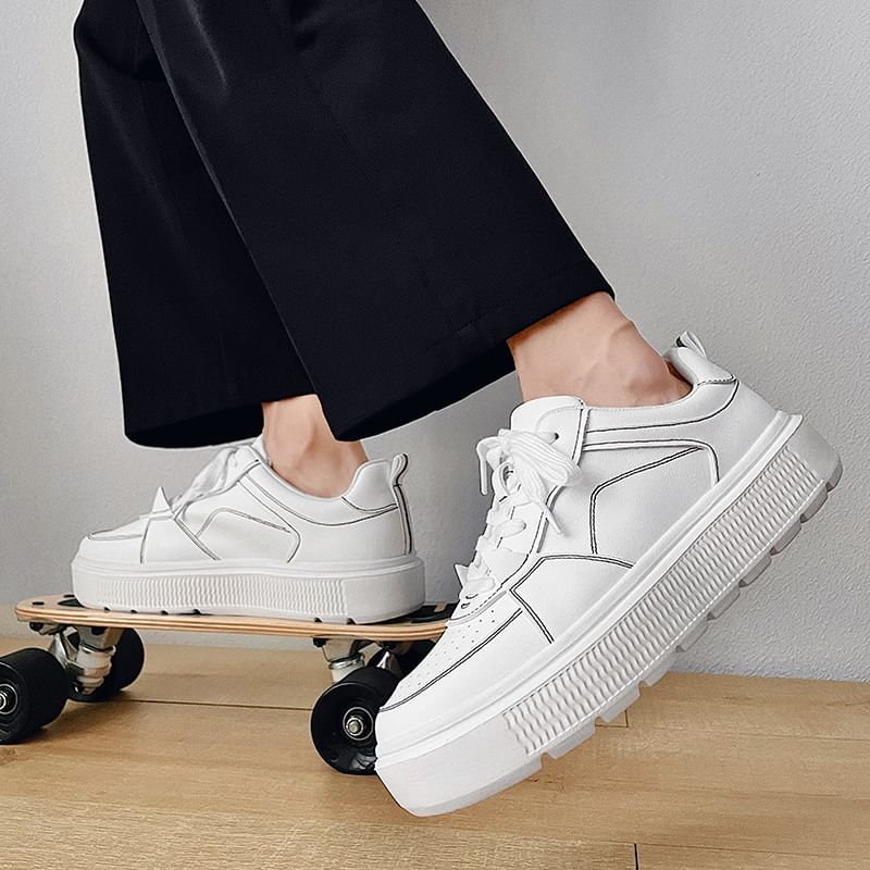 Tanzanite - Platform Paneel Sneakers