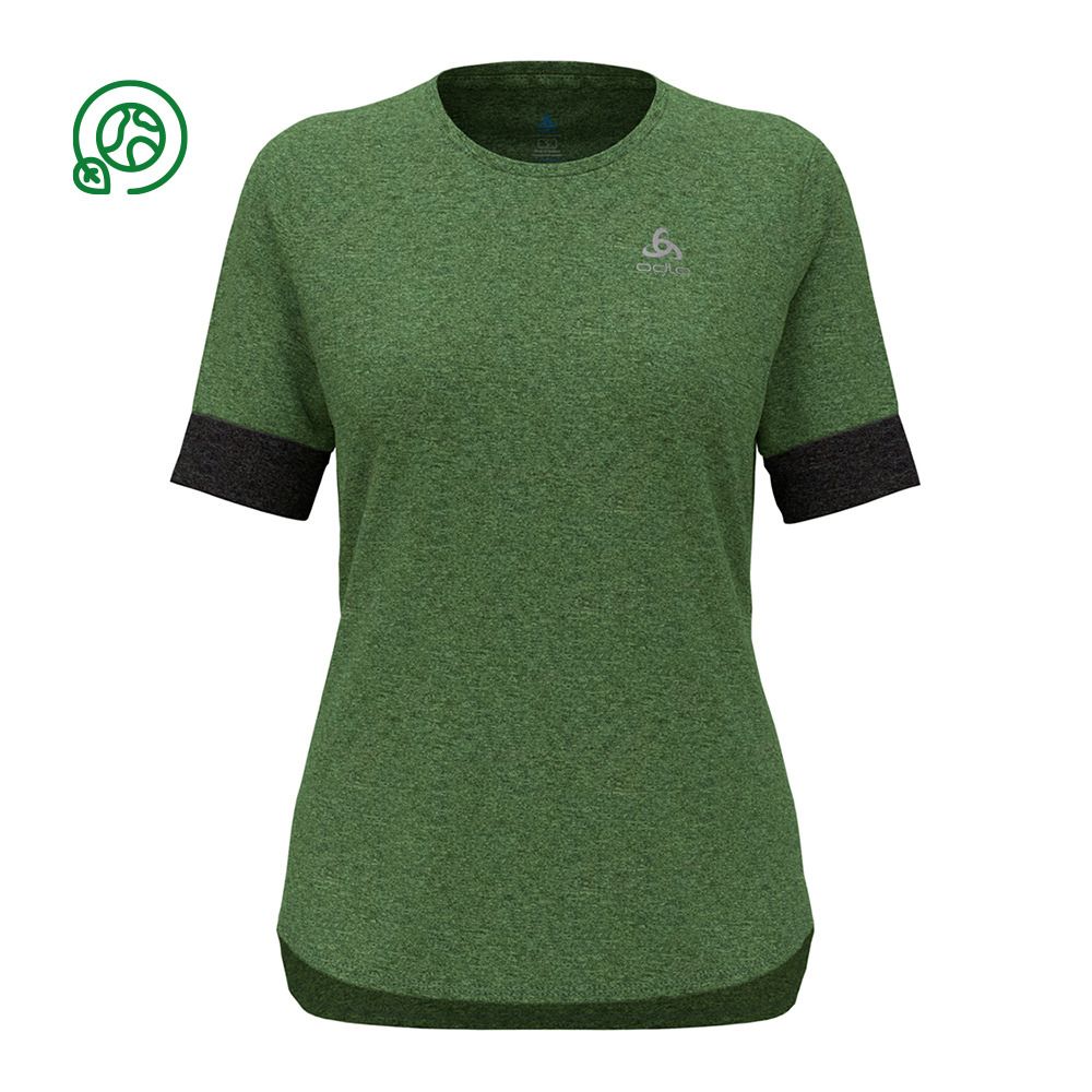 Odlo RIDE 365 - Maillot Femme loden frost melange/black melange