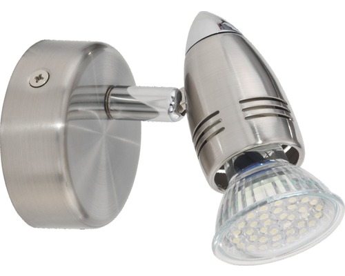 LED wandspot 3W 240 lm 3000 K nikkel/mat/chroom