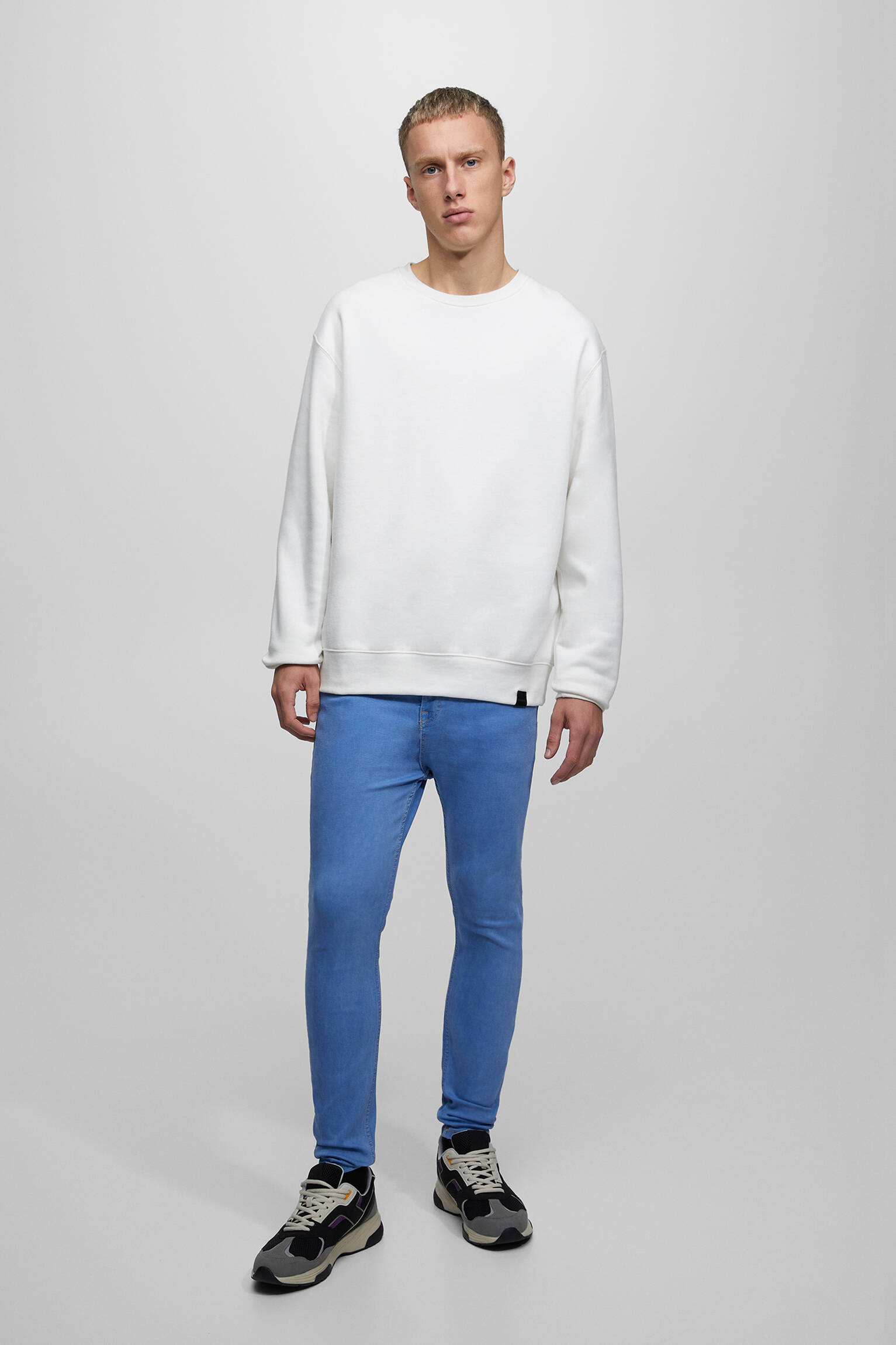 CALÇA JEANS CARROT - AZULINA