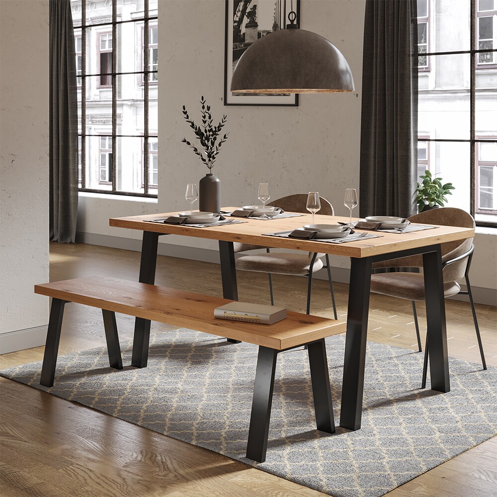 Vicco Loft Tischkufen U-Form 72cm Tischbeine DIY Tischgestell Esstisch Möbelfüße