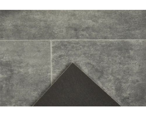 Vevox PVC vloer, tegellook, donkergrijs FB577, 200 cm breed (per meter verkocht)