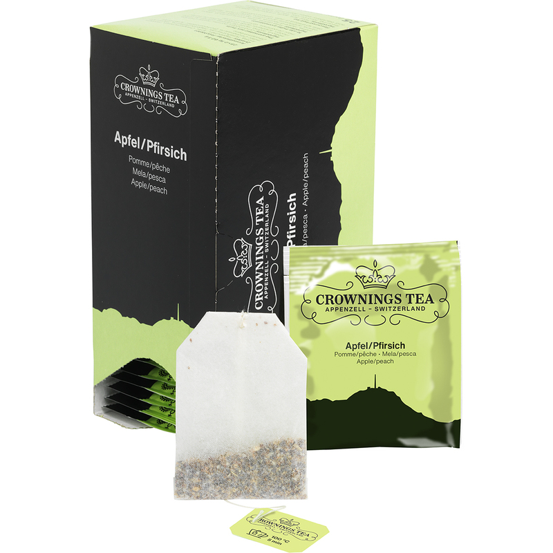 Crowning's Tee Apfel/Pfirsich, 2.5 g, 25 Stück