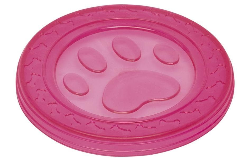 Hunde-Spielzeug Fly-Disc Paw, Ø 22 cm, PinkFrisbee
