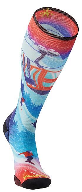SMARTWOOL - CHAUSSETTES DE SKI ZERO CUSHION LOGO