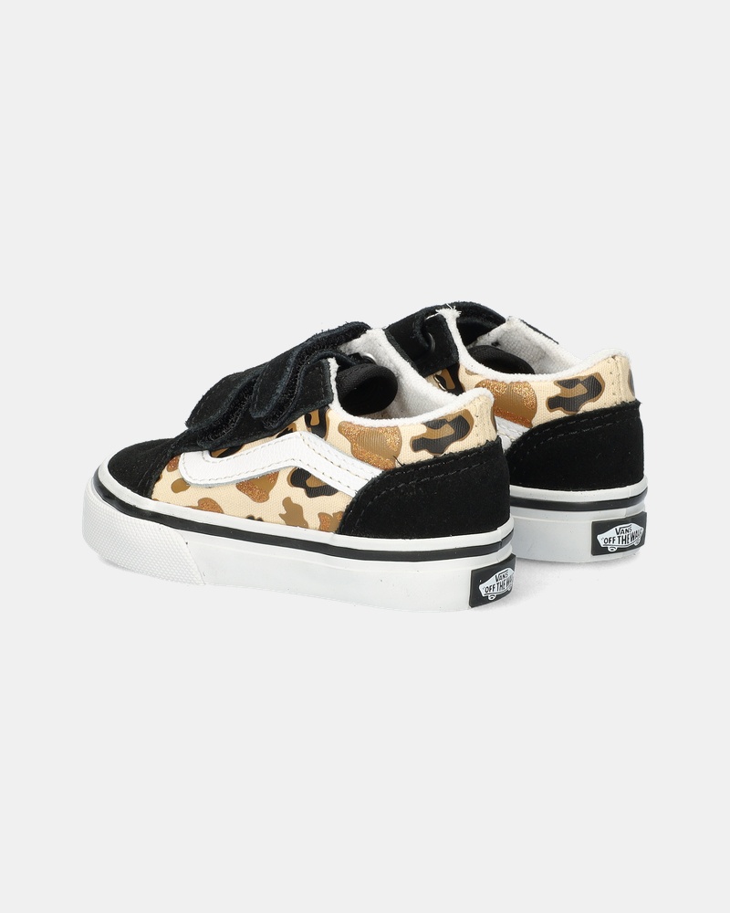 Vans Old Skool V Klittenbandschoenen  - zwart