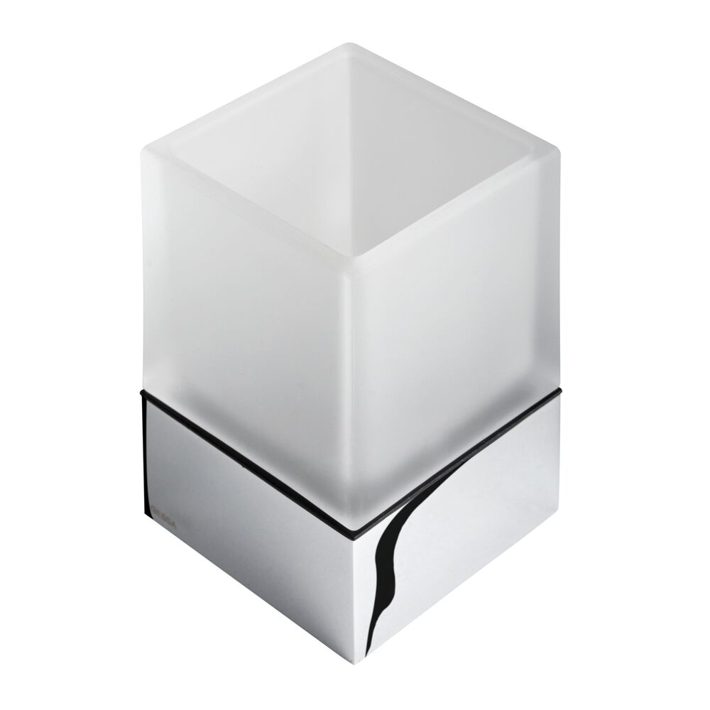 Geesa Modern Art glashouder met glas chroom