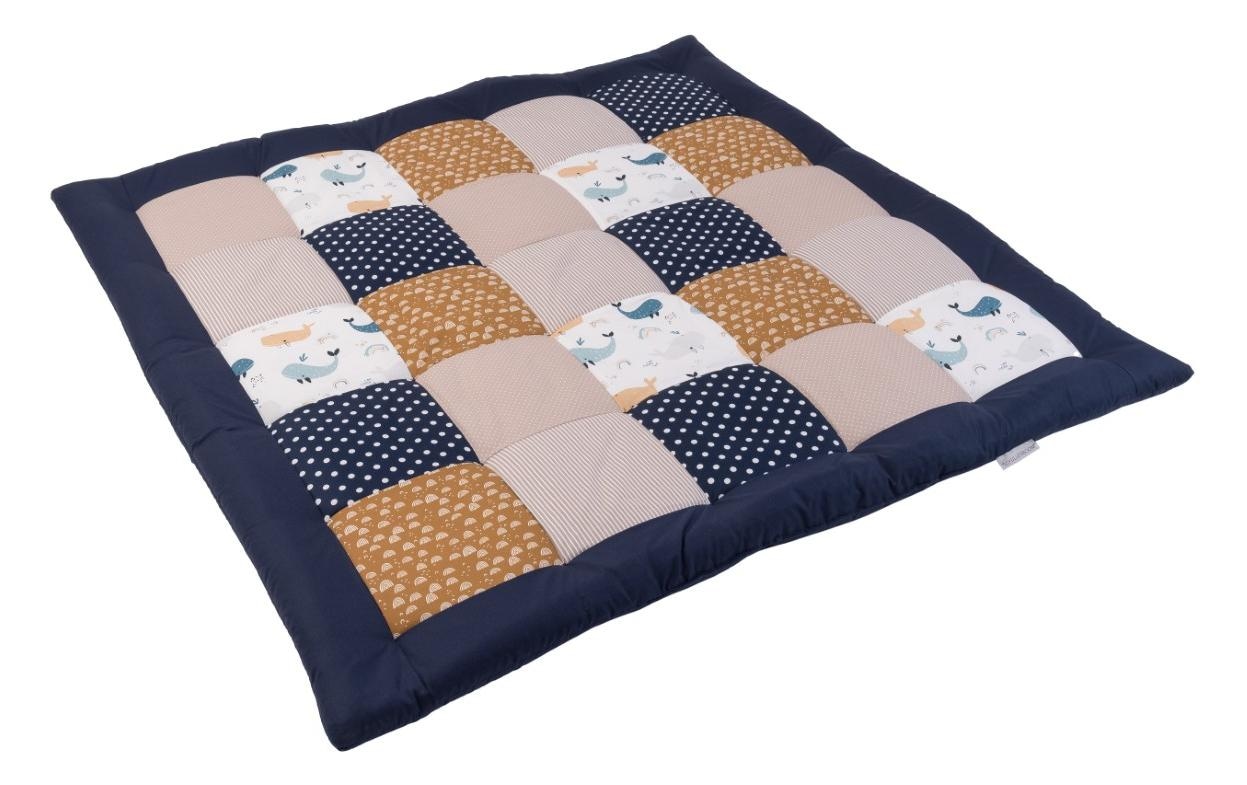 ULLENBOOM ® Krabbeldecke »Wale 120 x 120 cm«