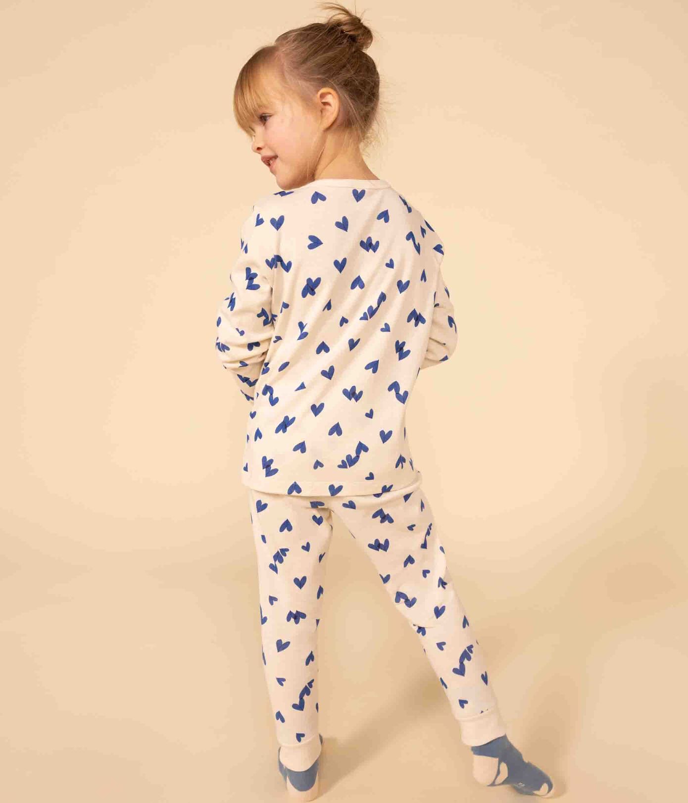 Pyjama cœur petite fille/petit garçon en coton