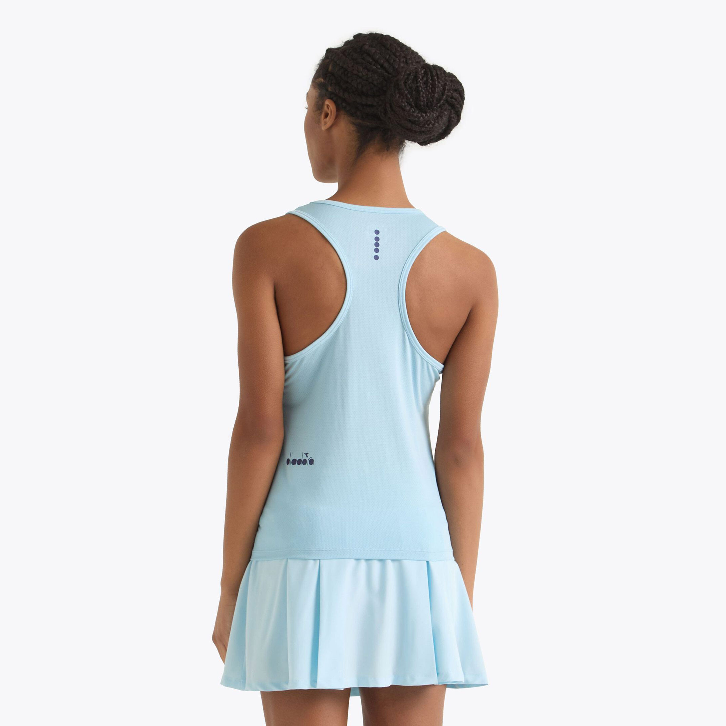 Diadora L. Core Débardeur Tank Top Femmes - Bleu Clair