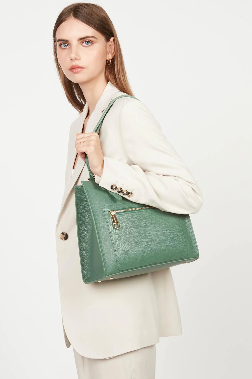 Foulonné Double-Sac cabas épaule