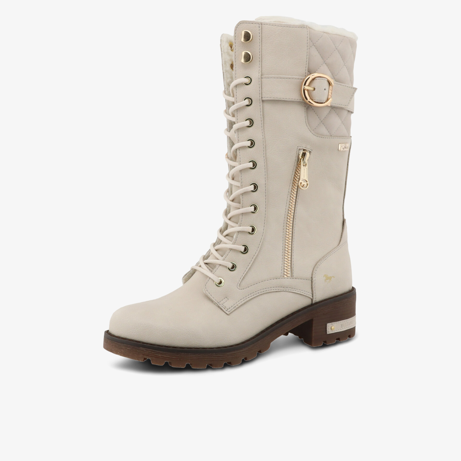 MUSTANG Damen Winterstiefel beige