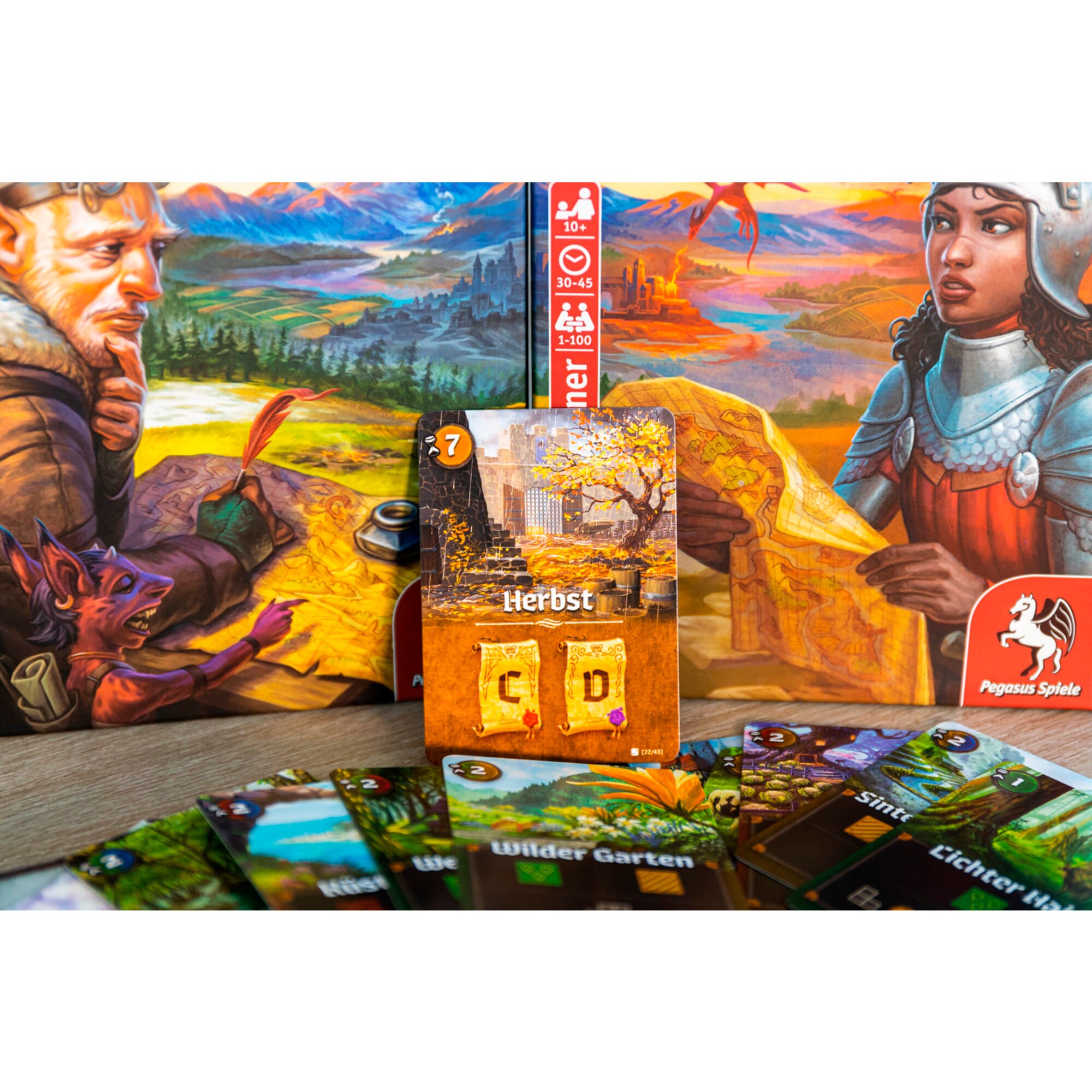 Pegasus Brettspiel Die Kartographin