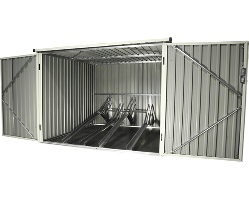 Fietsgarage, opbergbox WESTMANN incl. fietsstandaard 203 x 200 cm antraciet