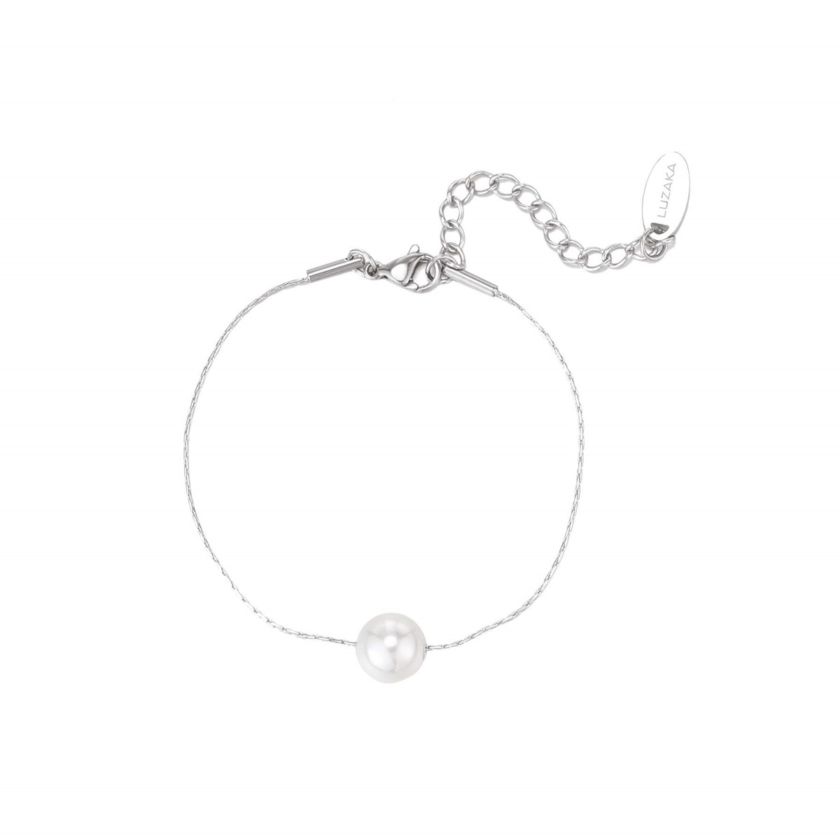 Bracelet Perle Nacre acier