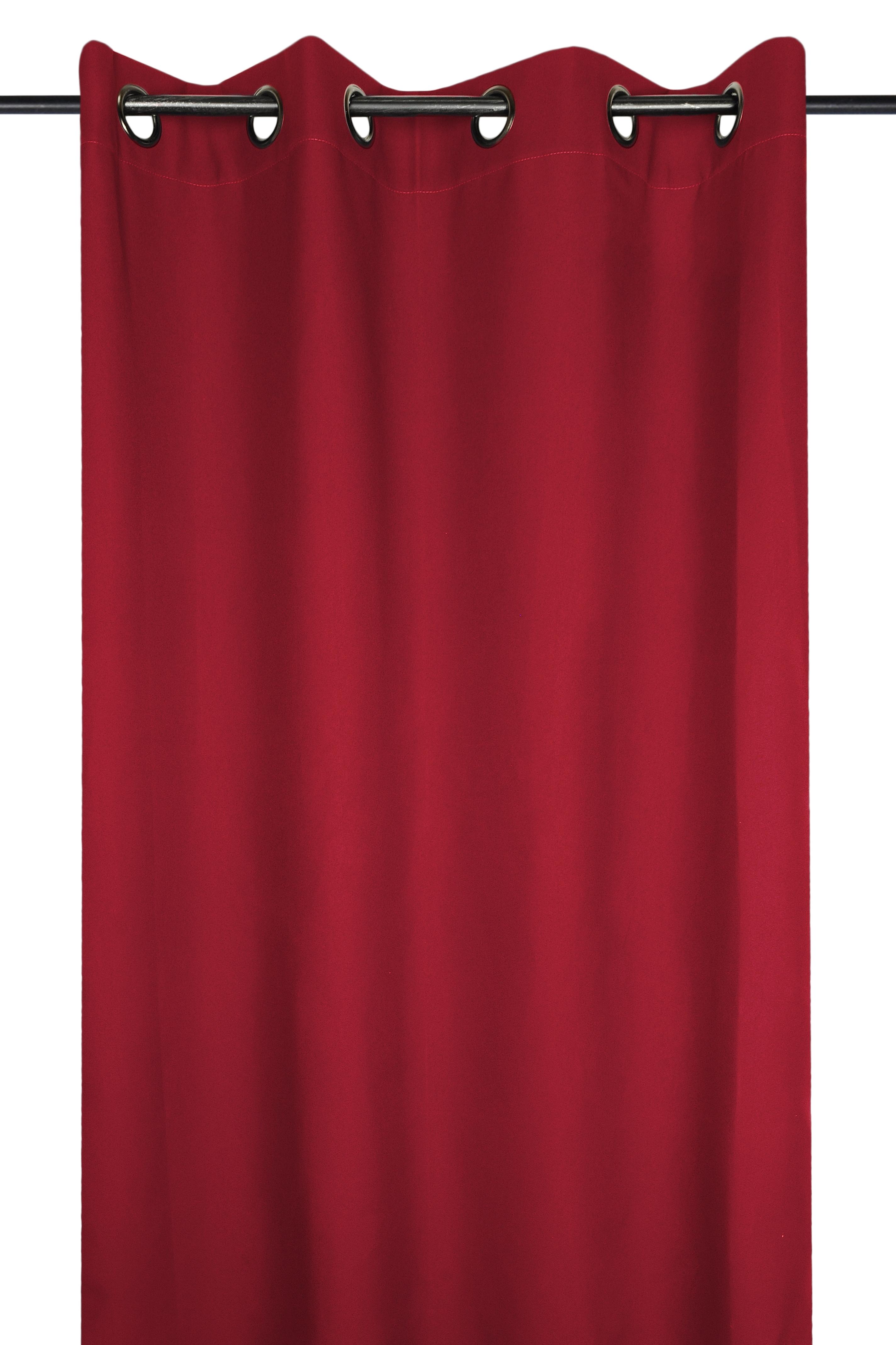 NELSON RIDEAU 135X180CM OEILLETS ROUGE