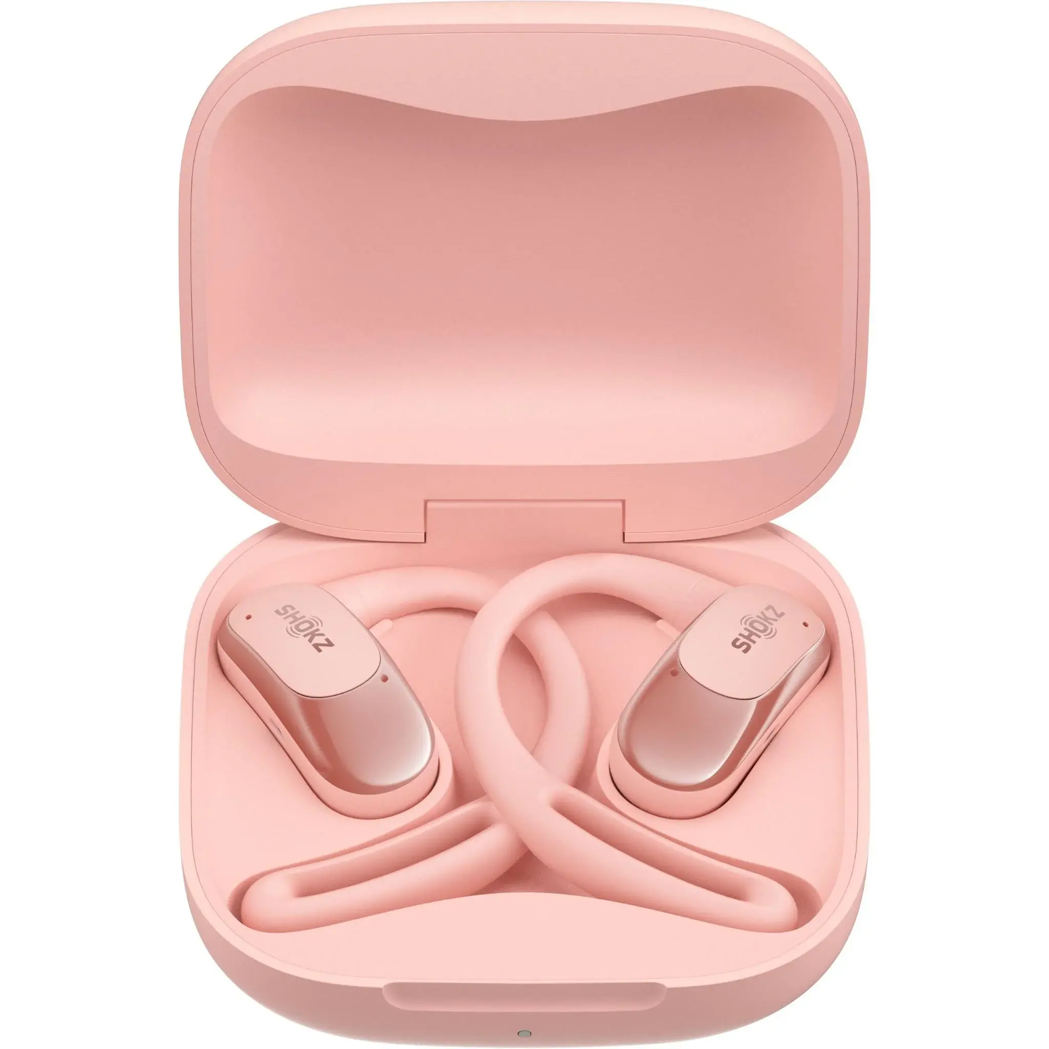 Shokz OpenFit Air Draadloze Open-ear Koptelefoon Roze