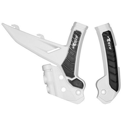 Protège cadre R-tech bi-matiere blanc/noir - Blanc / Noir
