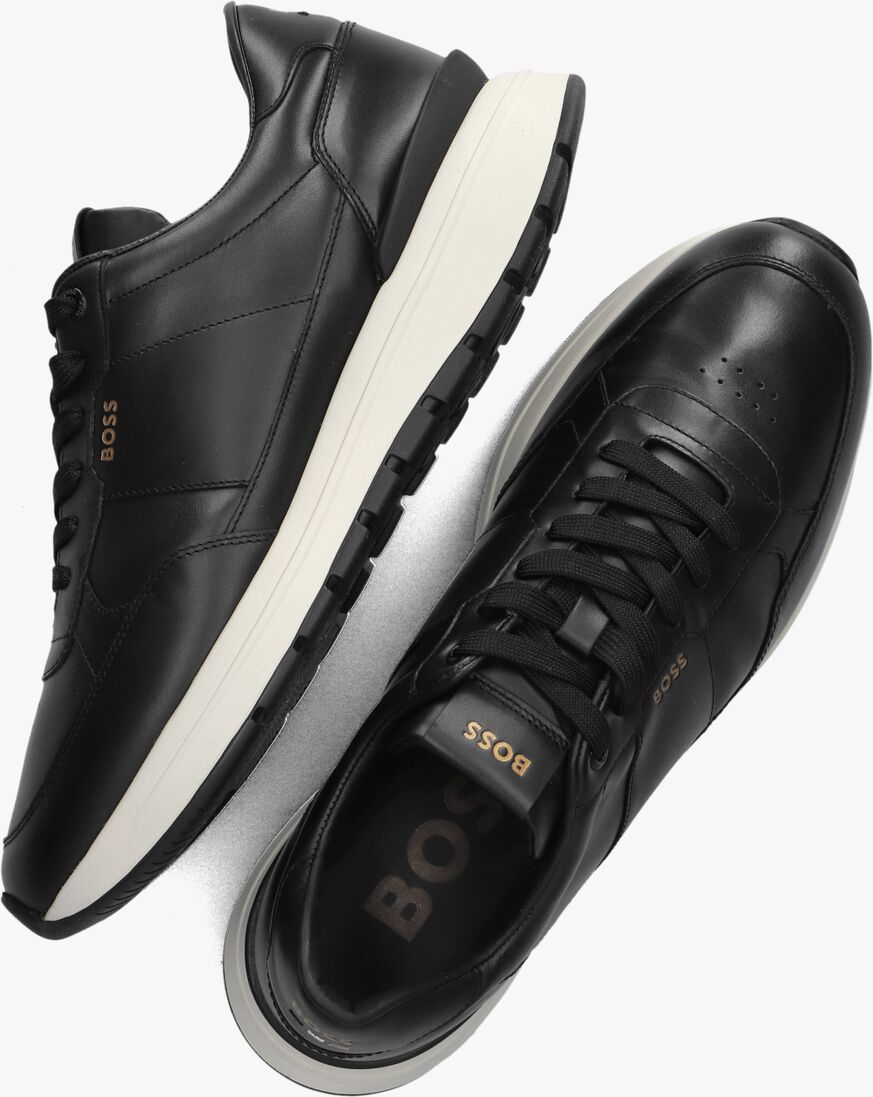 BOSS zwarte boss lage sneakers jace runn