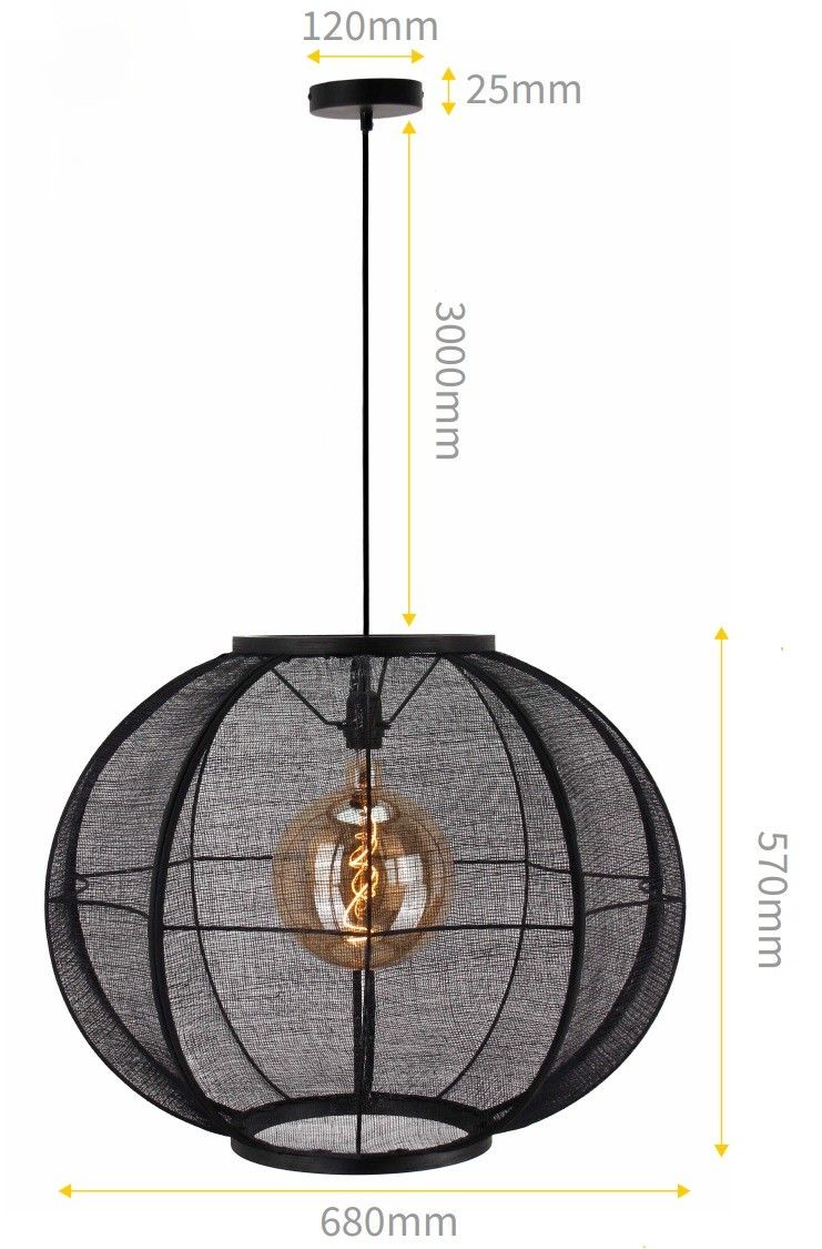 Hanglamp 05-HL4041-30 Fabric  | ETH⌀68  cm