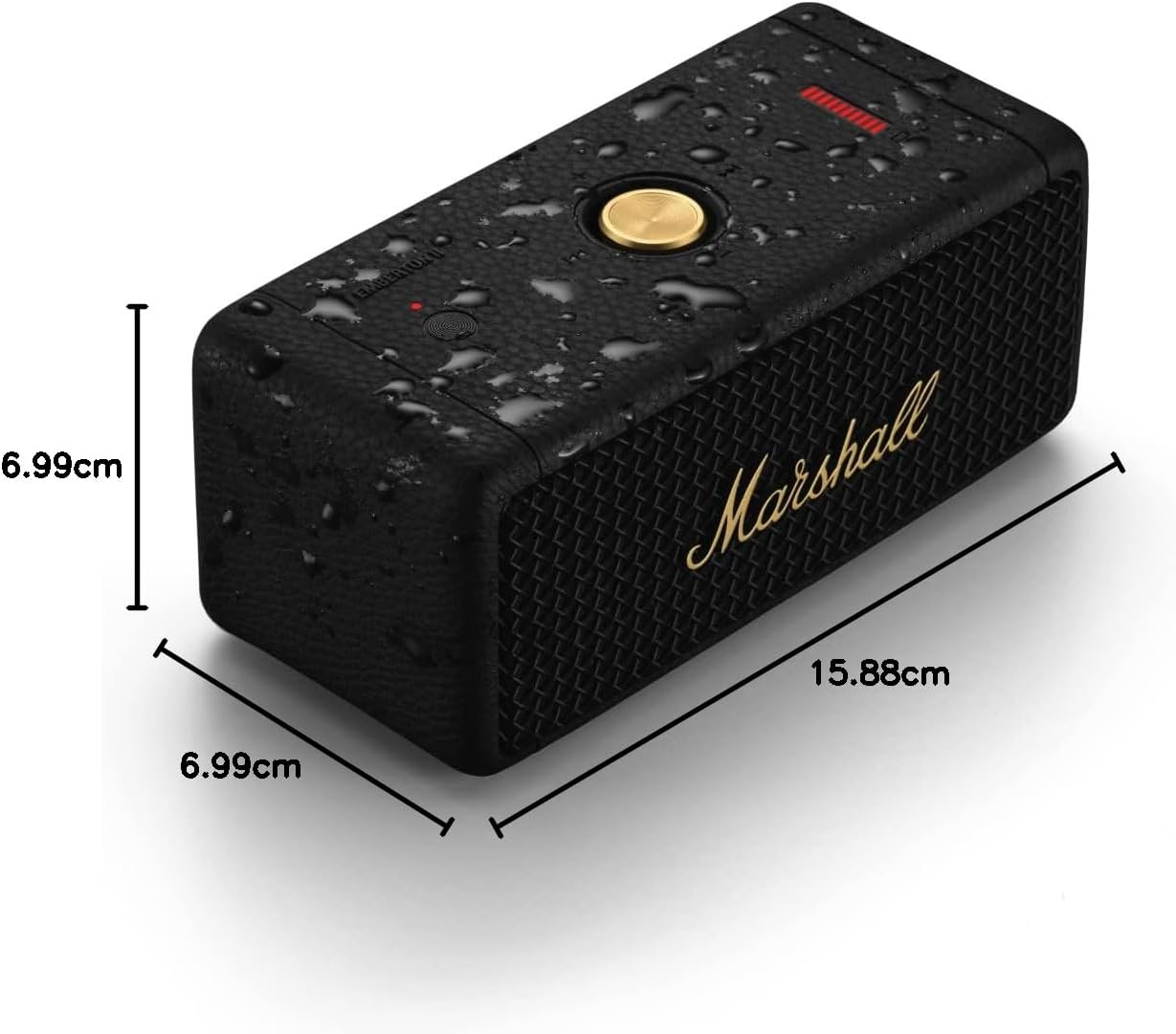 Emberton II Bluetooth 5.1 Lautsprecher Wireless Speaker mit IP67 Schutzklasse (1006234) - Schwarz / Messing