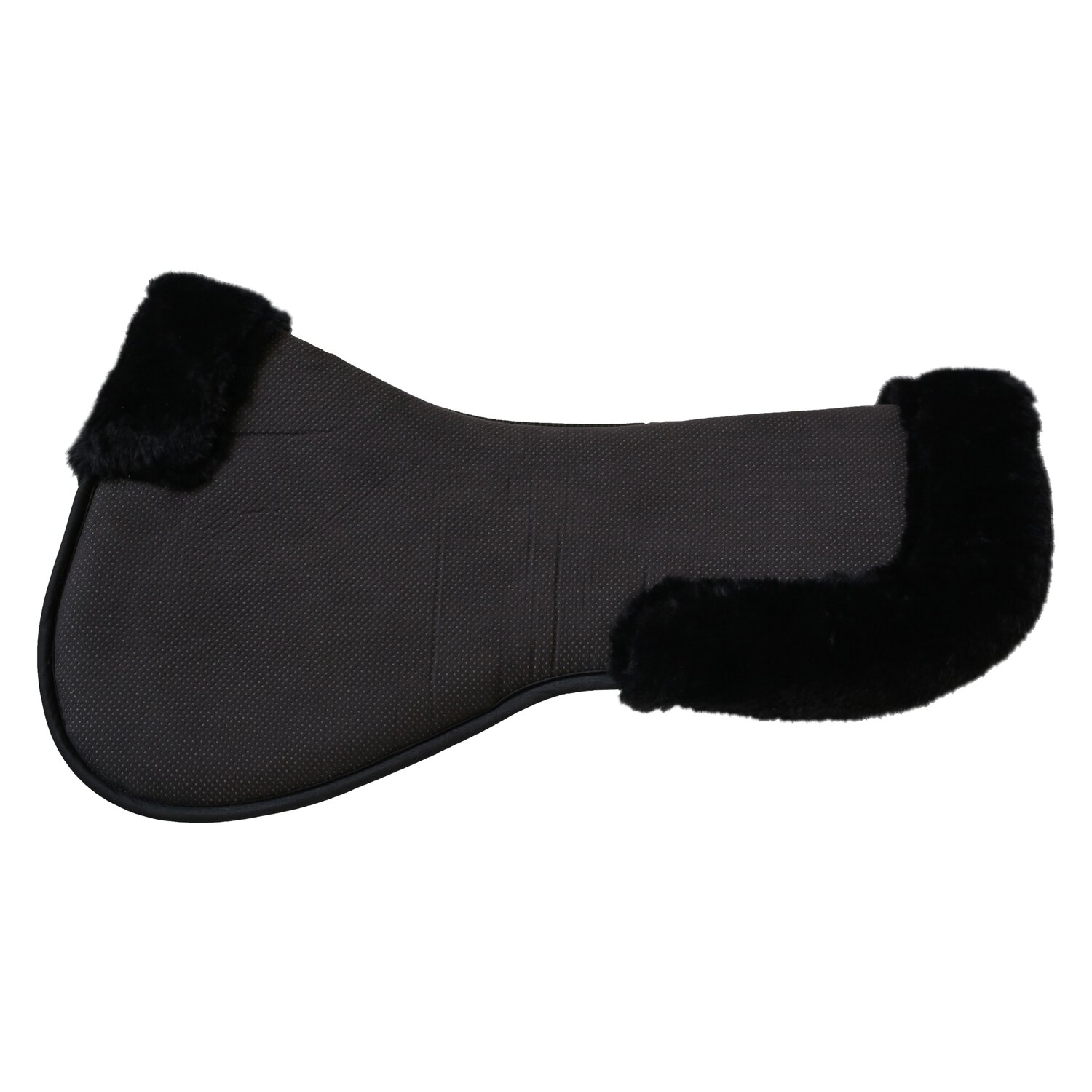 KENTUCKY Lammfell-Sattelpad Anatomic - black