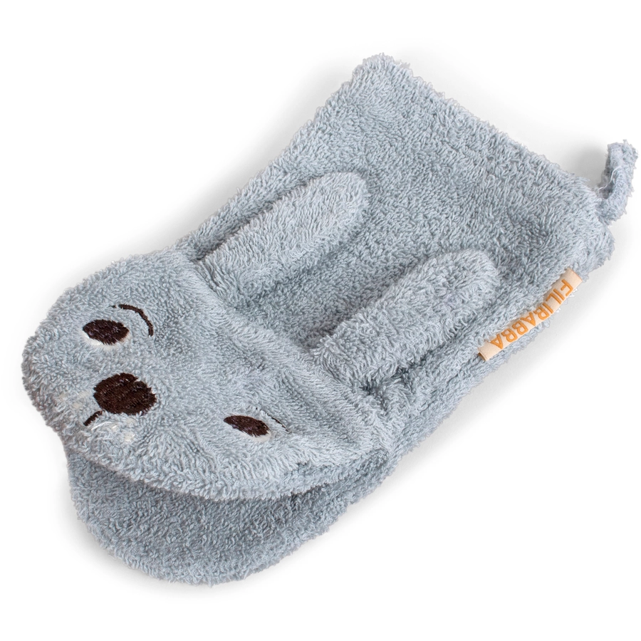 FILIBABBA Waschhandschuh Baby Hase