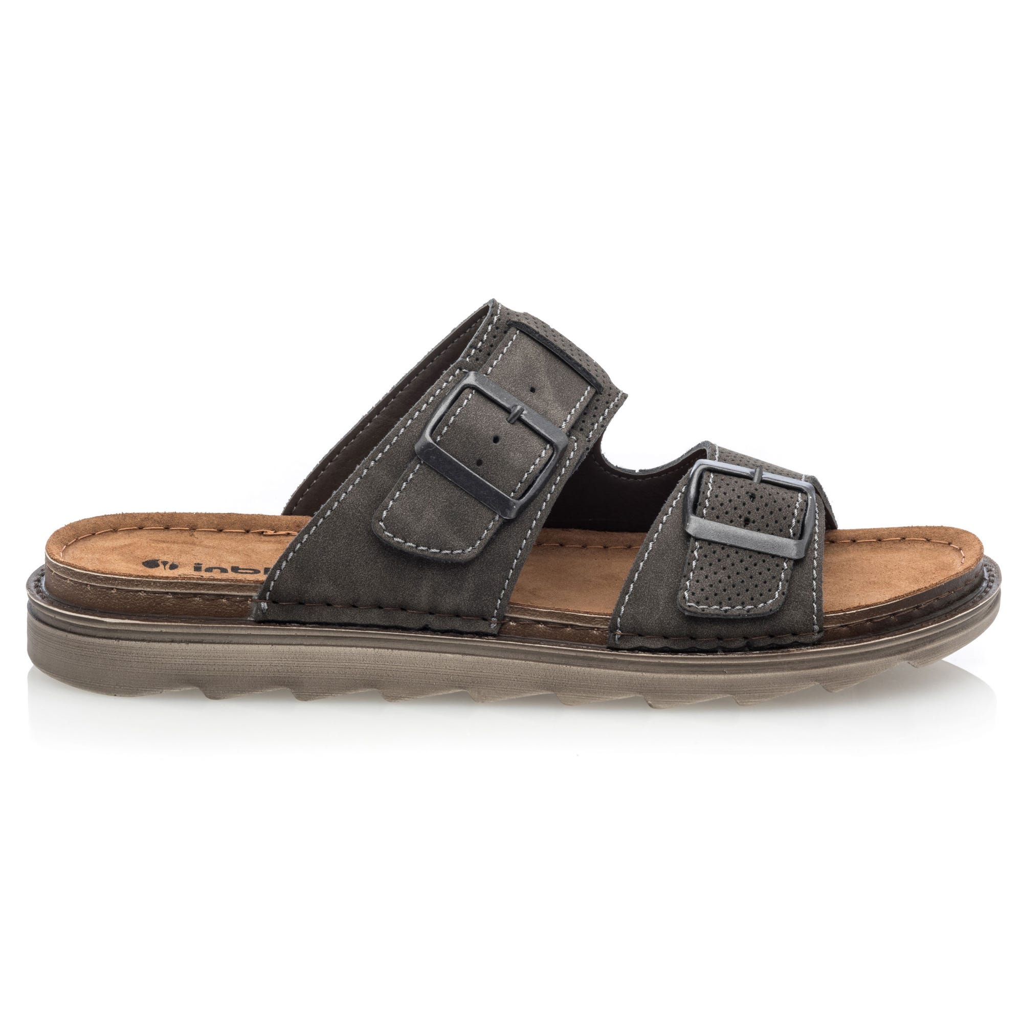 Mules Homme gris