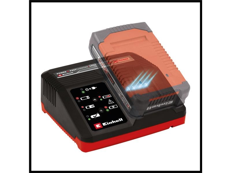 Einhell Ladegerät Power X-Fastcharger 4 A, 18 V Universell verwendbares Schnellladegerät