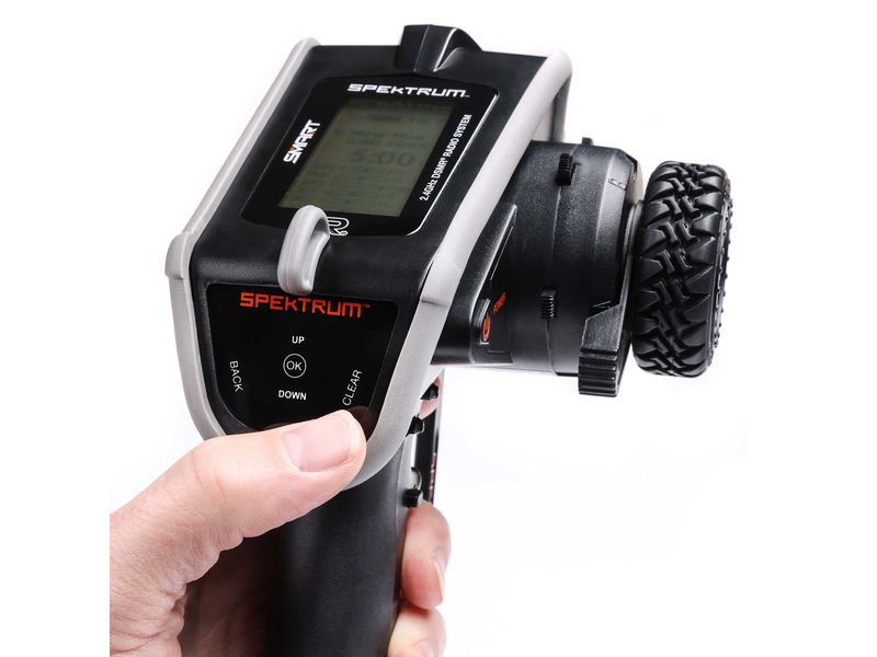 Spektrum Fernsteuerung DX6 Rugged DSMR Grau, mit SR515 Robuster 6-Kanal Sender für RC Fahrzeuge