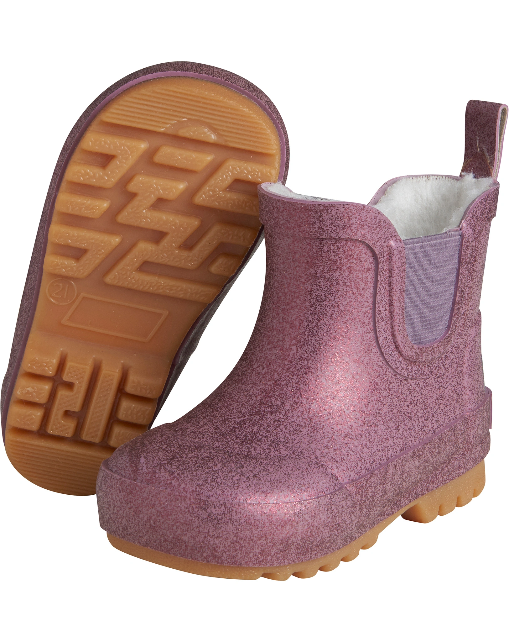 Gummistiefel GLAM kurz gefüttert in elderberry