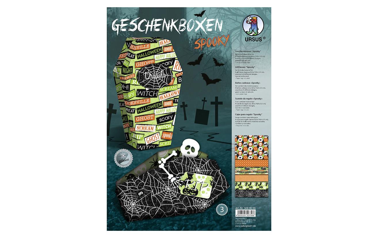 Geschenkbox Spooky 3 6 StückGeschenkbox