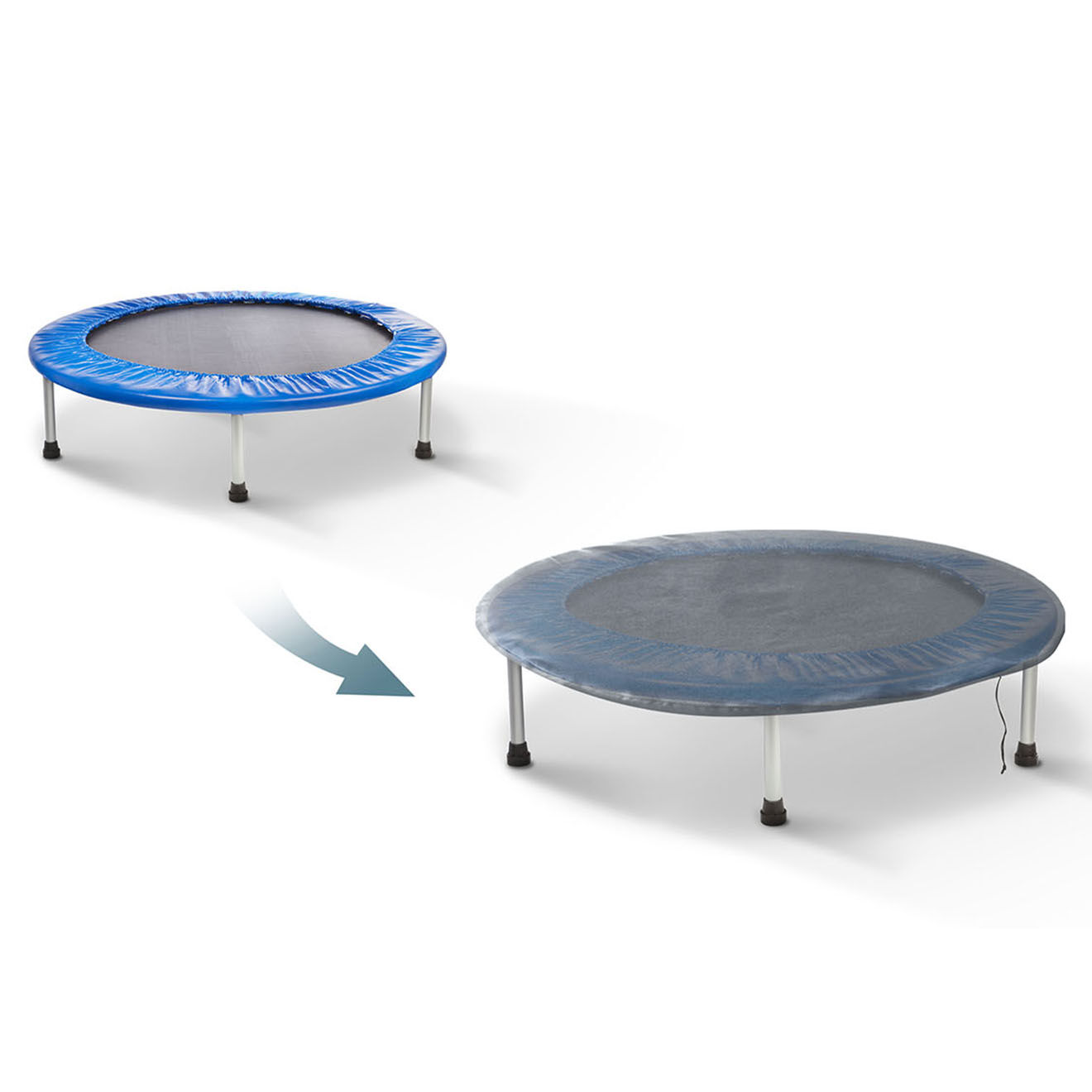 Pratik Garden Housse de protection pour trampoline grise - D.305 cm