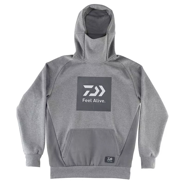 Daiwa D-Vec Snood Hoodie Grijs