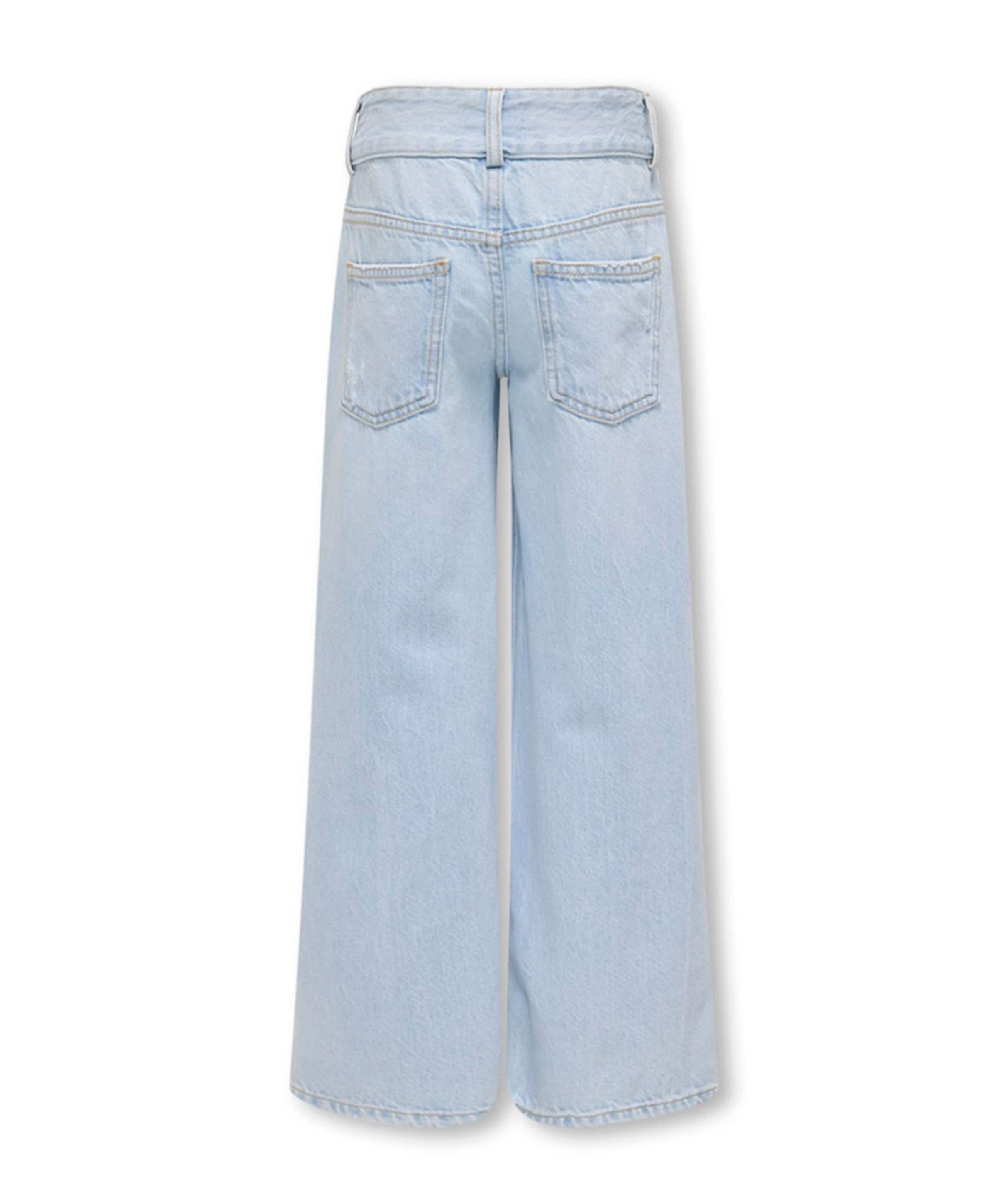 Only KOGMOTT WIDE LB DEST DNM AZG meisjes jeans blauw