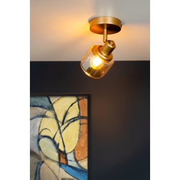 Lucide plafonspot Bjorn Ø10 cm goud